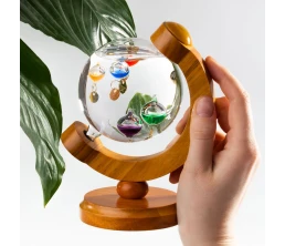 Термометр-шар «Галилео» в деревянном корпусе