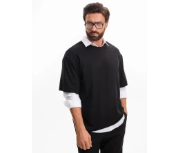 Футболка оверсайз унисекс Lavinia, черная