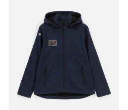 Куртка софтшелл с капюшоном мужская Race Men, темно-синяя