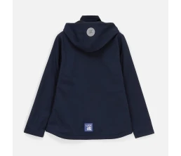 Куртка софтшелл с капюшоном мужская Race Men, темно-синяя