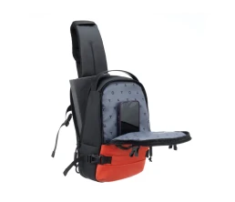 Рюкзак на одно плечо TORBER Xtreme, оранжевый/чёрный, 20 х 8 х 31 см, 5л