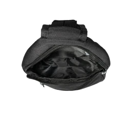 Рюкзак TORBER с одним плечевым ремнем, чёрный, полиэстер 300D, 33 х 17 х 6 см