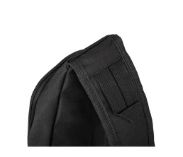 Рюкзак TORBER с одним плечевым ремнем, чёрный, полиэстер 300D, 33 х 17 х 6 см