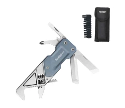 Мультитул-ключ Nextool Light Wrench W1 с набором бит, 6 функций, голубо-серый (NE20270)