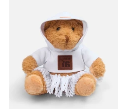 Мягкая игрушка «Мишка Cuddleton» в белом худи