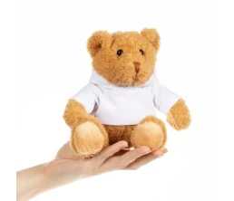 Мягкая игрушка «Мишка Cuddleton» в белом худи