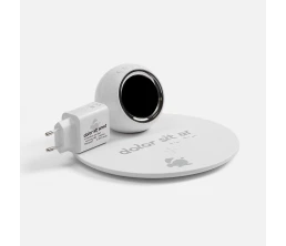 Станция беспроводной зарядки с часами и подсветкой GlobeBee, белая