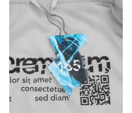 Цепочка для крепления Sharic, серая