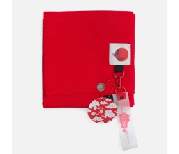 Цепочка для крепления Sharic, красная