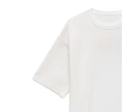 Джемпер с коротким рукавом Siluetti Volumica, молочно-белый