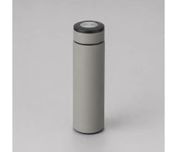 Вакуумный термос "Vacuum Flask C1", soft touch, 420мл, серый