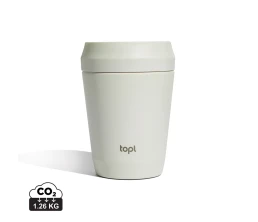 Термостакан Topl из переработанной стали с крышкой 360°, 235 мл