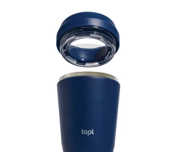 Термостакан Topl из переработанной стали с крышкой 360°, 235 мл