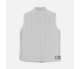 Лейбл из ПВХ с вырубкой «Круг», серый