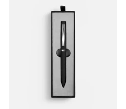 Ручка шариковая Bolt Soft Touch в футляре, черная