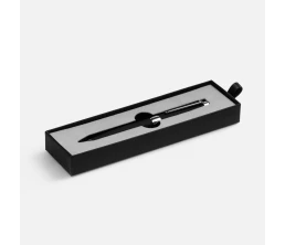 Ручка шариковая Broad Ring Soft Touch в футляре, черная