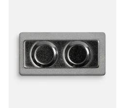 Значок Magnet Matto, серебристый