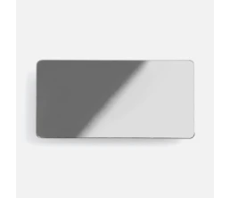 Значок Magnet Matto, серебристый глянцевый