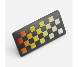 Значок Magnet Matto, серый металлик