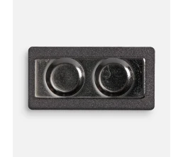 Значок Magnet Matto, серый металлик