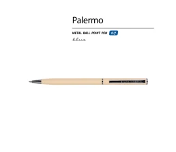 Ручка металлическая шариковая «Palermo», софт-тач, 0,7 мм,  пудровый