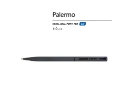 Ручка металлическая шариковая «Palermo», софт-тач, 0,7 мм,  графитовый