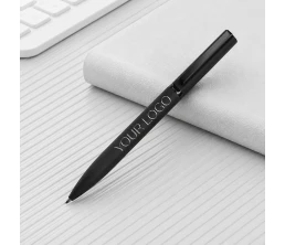 Ручка шариковая металлическая «Siegfried Silver» soft-touch с зеркальным слоем