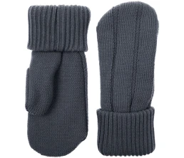 Варежки Knit Beat, серые (графит)