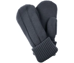 Варежки Knit Beat, серые (графит)