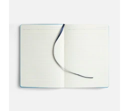 Ежедневник Doppio, недатированный, синий с голубым