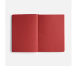 Ежедневник Doppio, недатированный, черный с красным