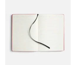 Ежедневник Doppio, недатированный, черный с красным