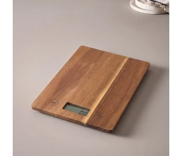 Кухонные весы из акации «Home Chef»