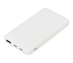 Подарочный набор с термокружкой и повербанком С2, 10000 mAh, белый