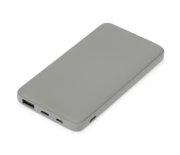 Подарочный набор с термокружкой и повербанком С2, 10000 mAh, серый