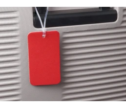 Багажная бирка «Favor» на силиконовой петле, красный