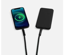 Кабель-ланьярд energyFlex Power Delivery 60 Вт, черный