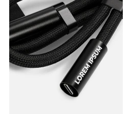 Кабель-ланьярд energyFlex Power Delivery 60 Вт, черный