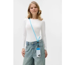 Кабель-ланьярд energyFlex Power Delivery 60 Вт, голубой