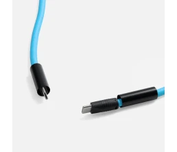 Кабель-ланьярд energyFlex Power Delivery 60 Вт, синий