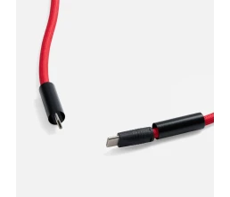 Кабель-ланьярд energyFlex Power Delivery 60 Вт, красный