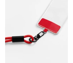 Кабель-ланьярд energyFlex Power Delivery 60 Вт, красный