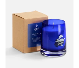 Ароматическая свеча Fragnola, пряная древесина и кардамон, темно-синяя