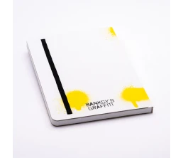 Блокнот линованный Pininfarina Banksy Метатель цветов из каменной бумаги, А5