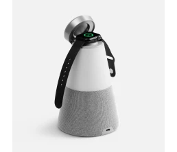 Bluetooth-колонка с беспроводной зарядкой и подсветкой Cone Sonance, серая