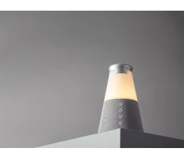 Bluetooth-колонка с беспроводной зарядкой и подсветкой Cone Sonance, серая