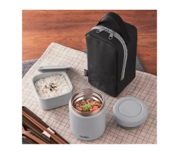Ланч-набор тм THERMOS JBY-801 BKGY 0,8L