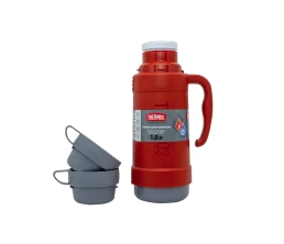 Термос со стеклянной колбой тм THERMOS PICNIC 40 Series Red 1,0L