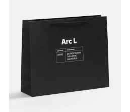 Пакет бумажный Arc M, черный