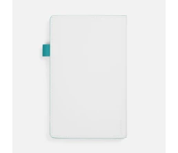 Ежедневник White Shall, недатированный, бело-бирюзовый